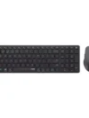 Multi-Mode Wireless Optical Mouse & Keyboard US Dark Grey