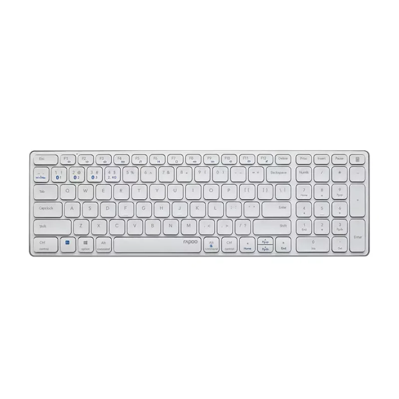 Multi-Mode Wireless Keyboard US White