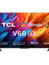 TCL 108 cm (43 inches) Metallic Bezel-Less Series 4K Ultra HD Smart LED Google TV
